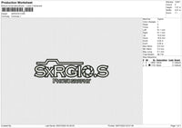 SxRGIOS Embroidery File 6 size