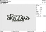 SxRGIOS Embroidery File 6 size