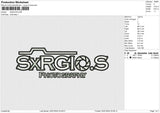 SxRGIOS Embroidery File 6 size