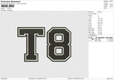 T8 Embroidery File 8 size