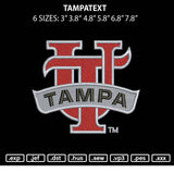 Tampatext Embroidery File 6 sizes