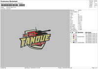 Tanduetext Embroidery File 6 sizes