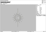 Tattoo Sign 01 Embroidery File 6 sizes