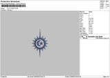 Tattoo Sign V2 Embroidery File 6 sizes