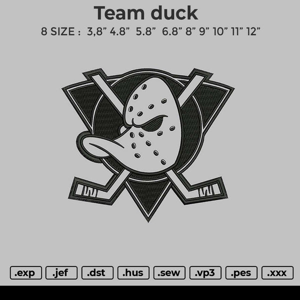 Team Duck Embroidery