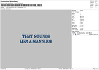 Soundstext Embroidery File 6 sizes