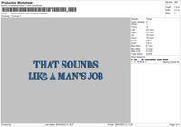 Soundstext Embroidery File 6 sizes