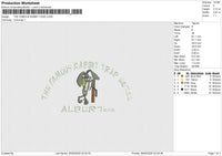 THE FAMOUS RABBIT Embroidery File 6 size