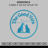 Goodcircle Embroidery File 6 sizes