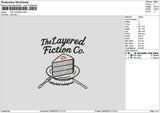 Cake Layered Embroidery File 6 sizes