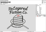 Cake Layered Embroidery File 6 sizes