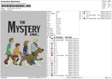 Mystery2208 Embroidery File 6 sizes