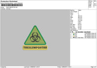 Theslumptext Embroidery File 6 sizes