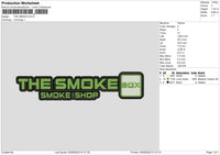 THE SMOKE Embroidery File 6 size