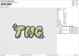 THG Embroidery File 6 size