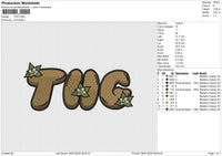 THG Embroidery File 6 size