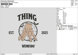 Thingtext Embroidery File 6 sizes