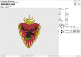 THRONES Embroidery File 6 size