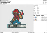 TIMBERMAN Embroidery File 6 size