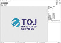 TOJ Embroidery File 6 size