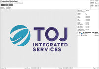 TOJ Embroidery File 6 size