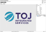 TOJ Embroidery File 6 size