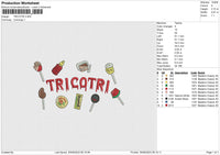 TRICOTRI Embroidery File 6 size