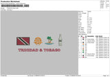 Trinidad Embroidery File 6 size