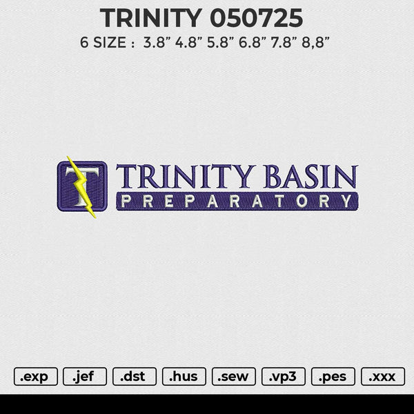 TRINITY 050725 Embroidery File 6 size