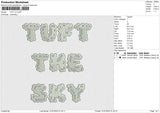 TUFT v2 Embroidery File 6 size