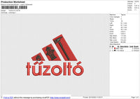 TUZOLTO Embroidery File 6 size