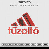 TUZOLTO Embroidery File 6 size