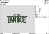 Tanquetext Embroidery File 6 sizes