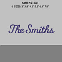 Smithstext Embroidery File 6 sizes