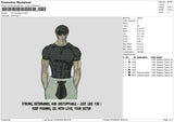 Toji Fushiguro Embroidery File 6 size