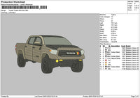 Car 0501 Embroidery File 6 sizes