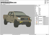 Car 0501 Embroidery File 6 sizes