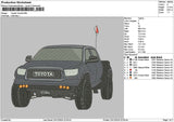 Truck Car 2312 Embroidery File 6 sizes