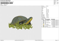 Turtle v3 Embroidery File 6 size