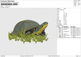 Turtle v3 Embroidery File 6 size