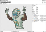 Tyreek Hill Embroidery File 6 size
