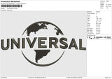 UNIVERSAL Embroidery File 6 size