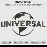 UNIVERSAL Embroidery File 6 size