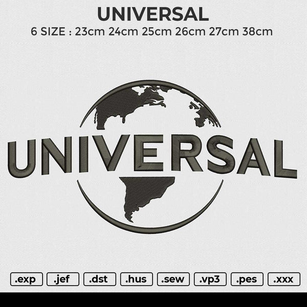 UNIVERSAL Embroidery File 6 size