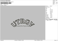 Urtgvtext V2 Embroidery File 6 sizes