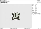 UR logo Embroidery File 6 size