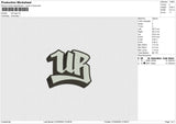 UR logo Embroidery File 6 size