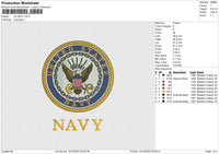 US NAVYEmbroidery File 6 size