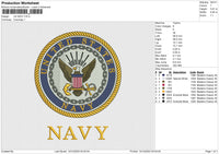 US NAVYEmbroidery File 6 size