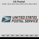 US Postal Embroidery File 6 size